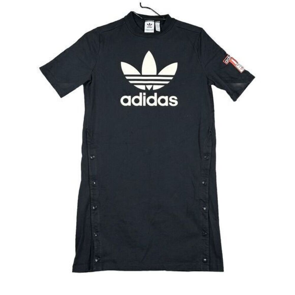 adidas Originals Trefoil Women's‎ Tee Dress Black Size Small